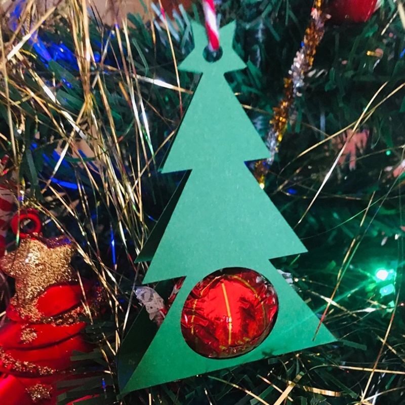 Khuôn Cắt Giấy Làm Từ Kim Loại Hình Cây Thông Giáng Sinh Trang Trí Scrapbook