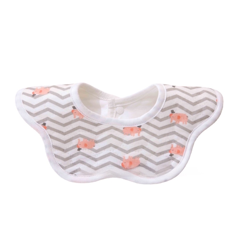 Yếm cotton xoay 360 chống thấm cho bé 0-2 tuổi