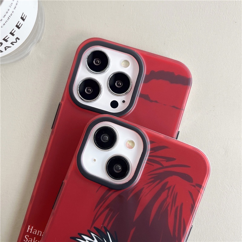 Ốp Điện Thoại Màu Laser In Logo Slam Dunk Sang Trọng Cho iPhone 14 13 11 12 Pro Max 12Pro 13Pro iPhone11