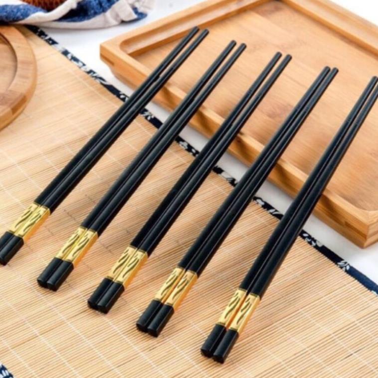 Combo 50 đôi đũa khảm vàng kháng khuẩn nhật bản, đũa kháng khuẩn KHOBUONHONAM168