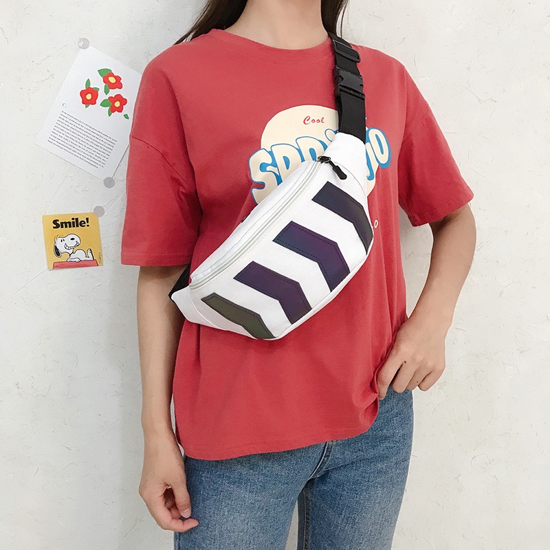 Túi Bao Tử Nam Nữ Mũi Tên Phản Quang Kool Ngầu