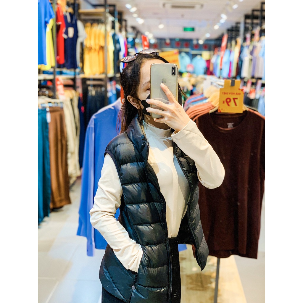 Áo khoác lông vũ siêu nhẹ NỮ TOKYOLIFE cổ cao không tay C9FEJ003L