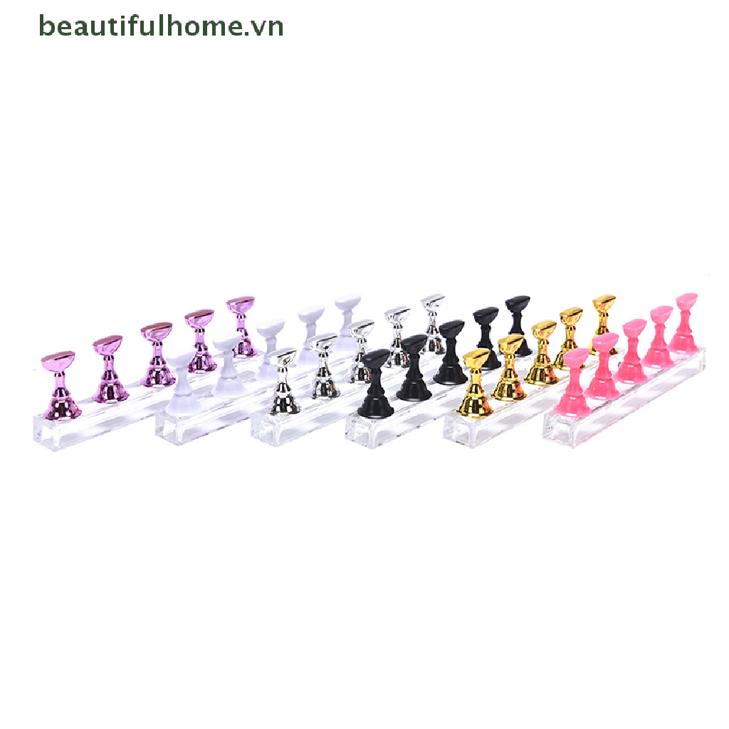 1 Bộ Giá Đỡ Trưng Bày Móng Tay Bằng Acrylic Pha Lê