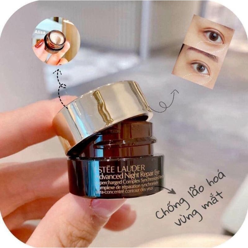 Kem Mắt ESTEE LAUDER Giảm Thâm Quầng Nếp Nhăn Bọng Mắt Tái Tạo Phục Hồi Da Vùng Mắt Estee Lauder Advanced Night Repair