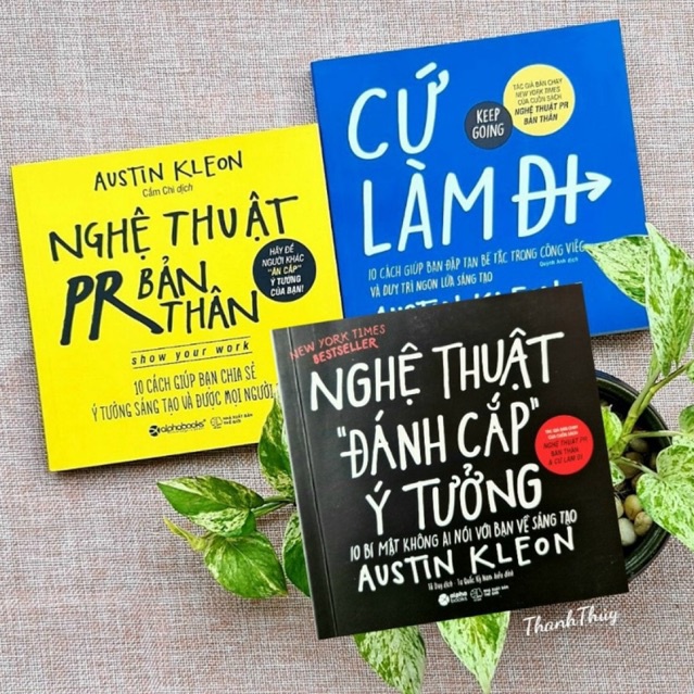 Sách Combo > Nghệ Thuật PR Bản Thân + Nghệ Thuật Đánh Cắp Ý Tưởng + Cứ Làm Đi (Tùy Chọn Lẻ 3 Cuốn)