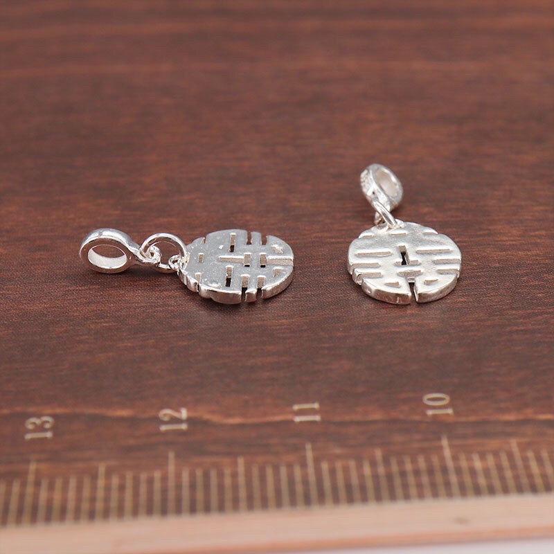 [S925] Charm treo chữ Hỉ - MH274