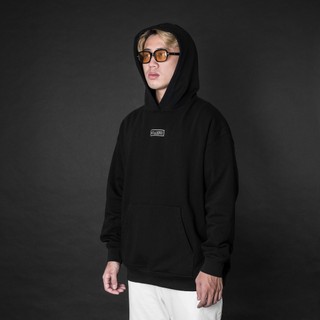 Grimm DC Vietmade box logo Hoodie (nỉ chân cua) // Black