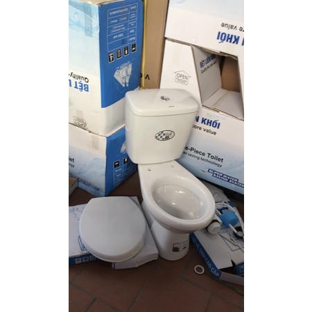 Bồn cầu nhấn kích thước mm men đẹp thái bình giá rẻ