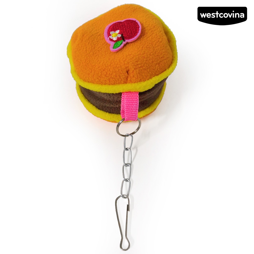 [COD]♘Nhà Giữ Ấm Hình Hamburger Cho Hamster / Sóc / Chim Vẹt