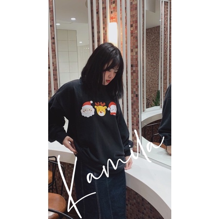 Áo sweater tuần lộc noel KAMILA đáng yêu ib chọn mẫu