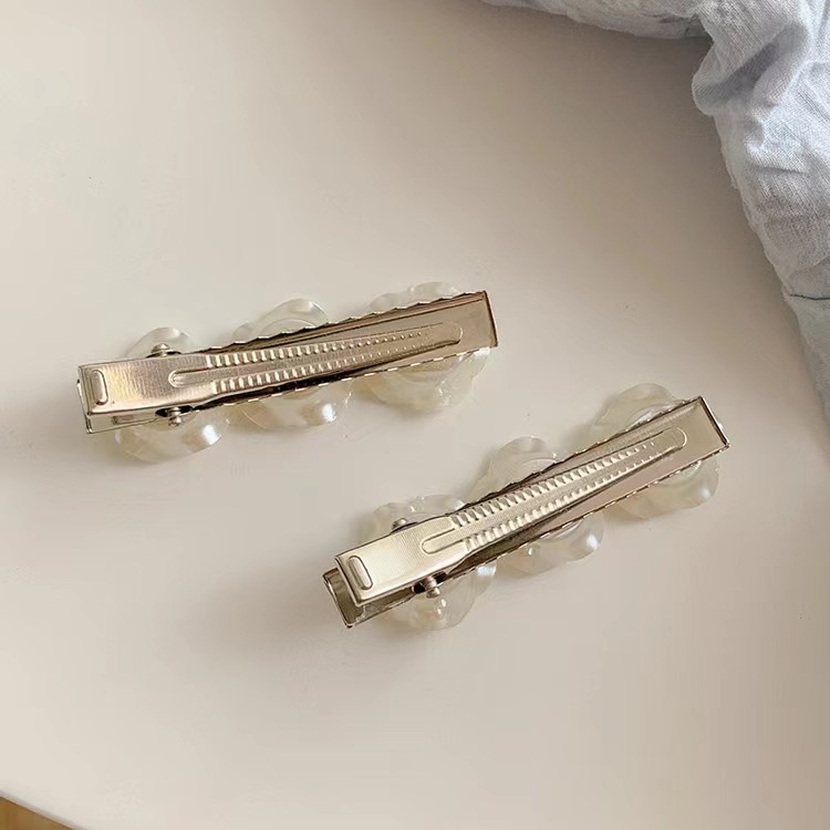 Kẹp Tóc Hoa Màu Trắng Phụ Kiện Thời Trang Cho Nữ AB241