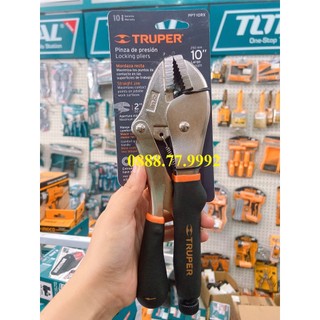 Kềm bấm chết mỏ bằng cán đen 254mm truper - 17437