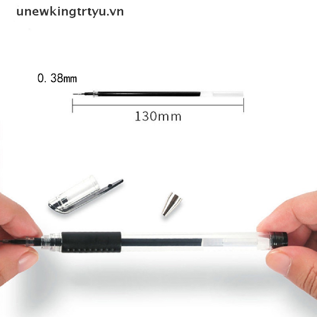 10 Ruột Bút Mực Gel Ngòi 0.38mm