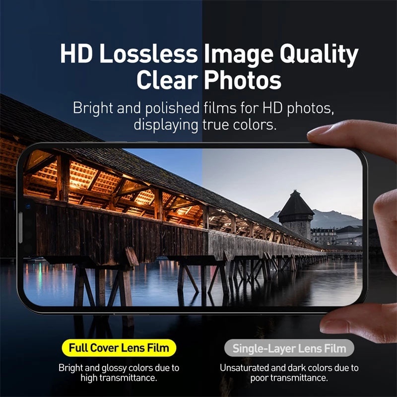 Kính cường lực bảo vệ camera sau cho iPhone 14 Plus 13 12 Mini 11 Pro Max 4G 5G 2022