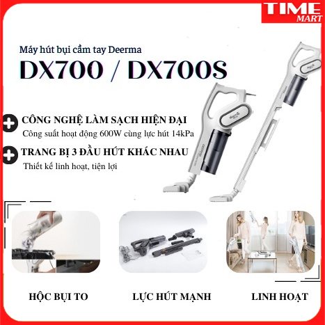 Máy hút bụi cầm tay DEERMA DEM DX700 DX700S Xiaomi Youpin.Tiện lợi cho mọi gia đình