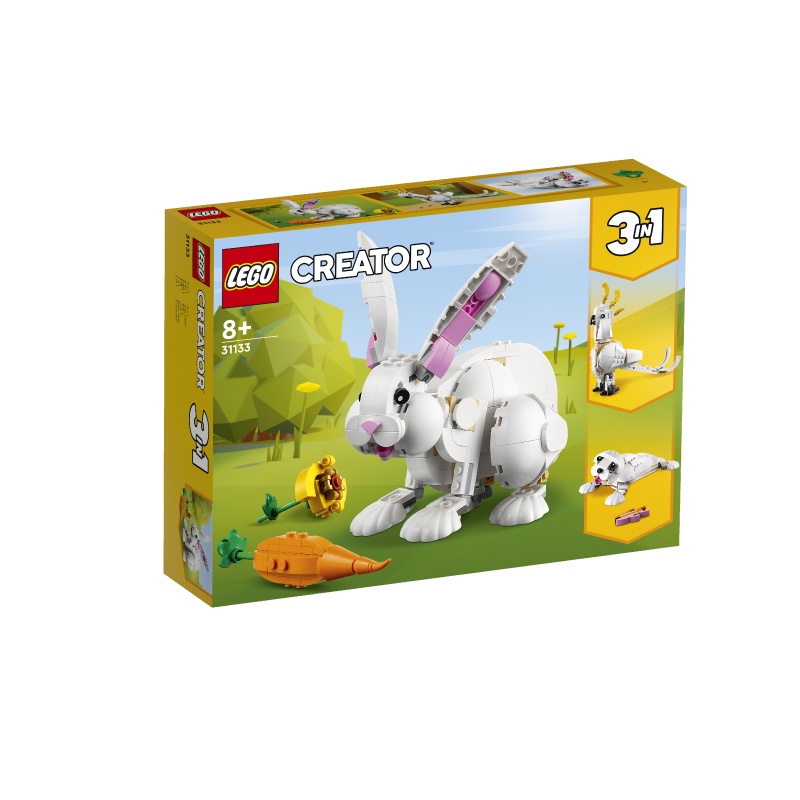 Đồ Chơi Lắp Ráp LEGO Creator Thỏ Trắng Dễ Thương 31133 (258 chi tiết)