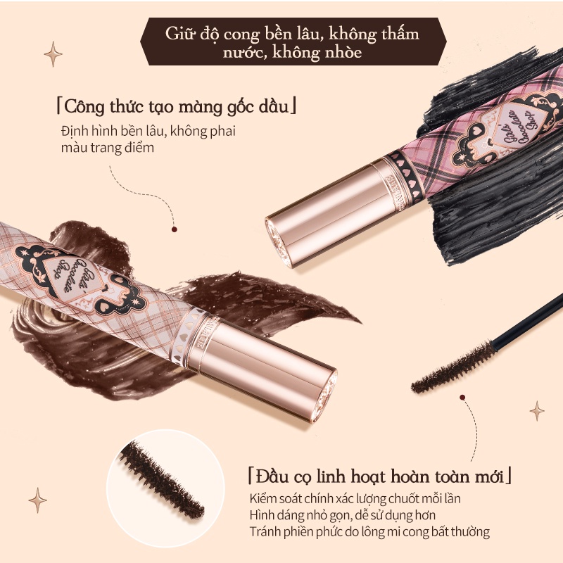 Mascara Flower Knows chống nhòe kháng nước 3.5ml