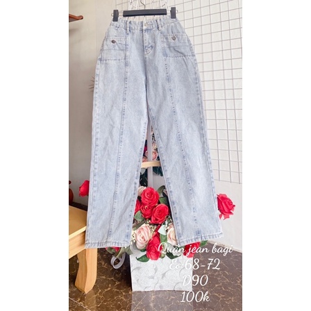 Quần Jean dáng bagi