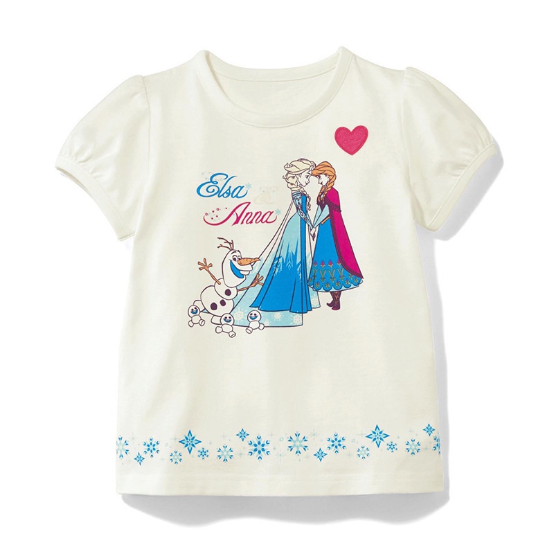 Áo Thun Cotton Tay Ngắn In Họa Tiết Hoạt Hình Phong Cách Nhật Bản Cho Bé Gái 80-140 - 1225