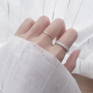 Nhẫn vương miện nửa đá