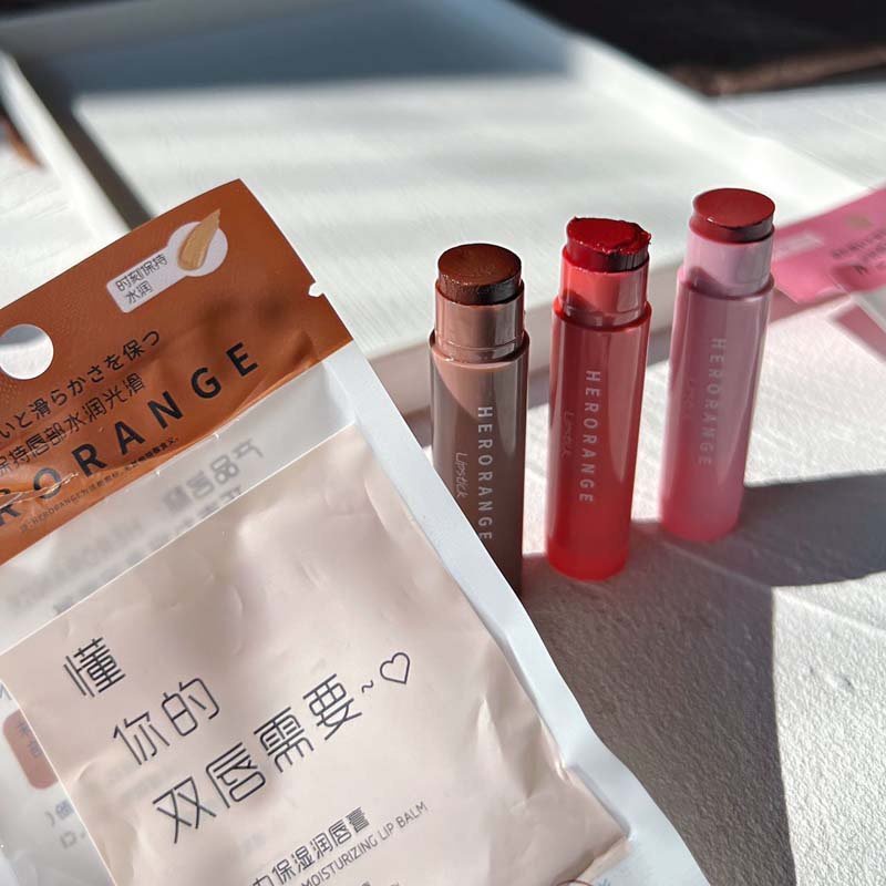 Son Dưỡng Môi Hương Trái Cây 3 Màu Dưỡng Ẩm Chống Nếp Nhăn