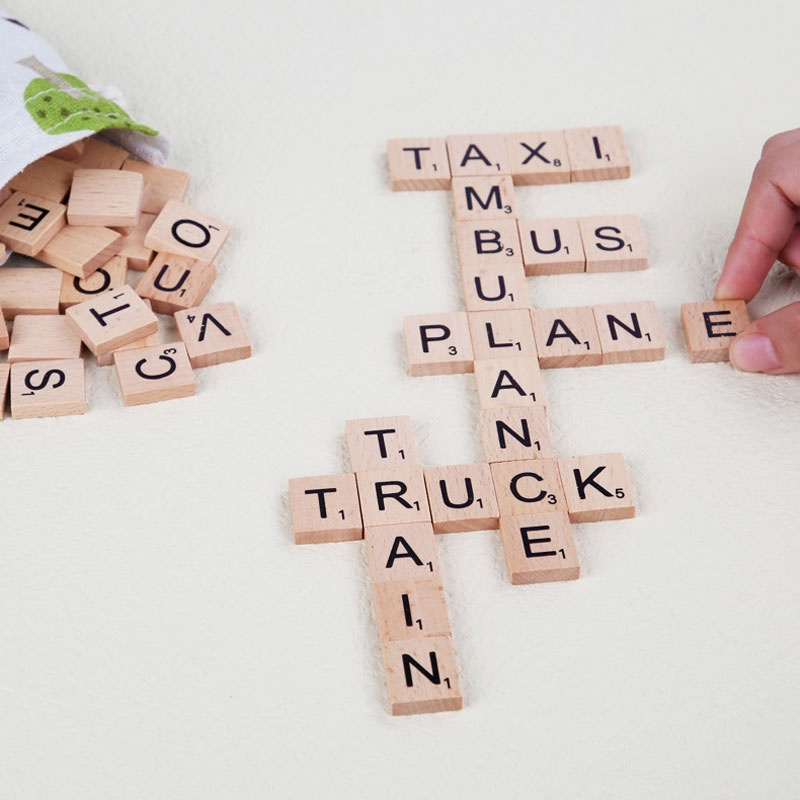 Bộ 100 chữ cái ghép vẫn tiếng anh kèm thẻ