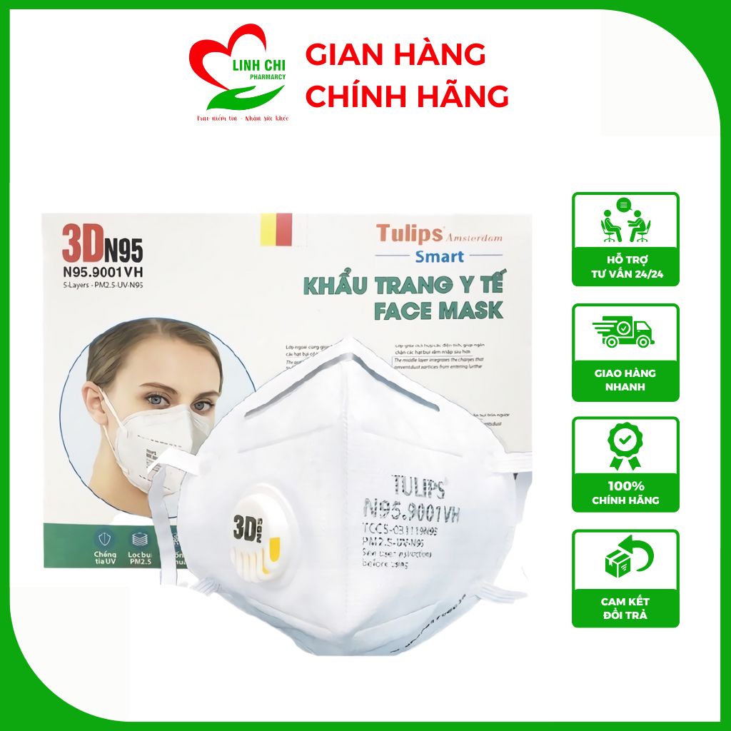 KHẨU TRANG N95 TULIP