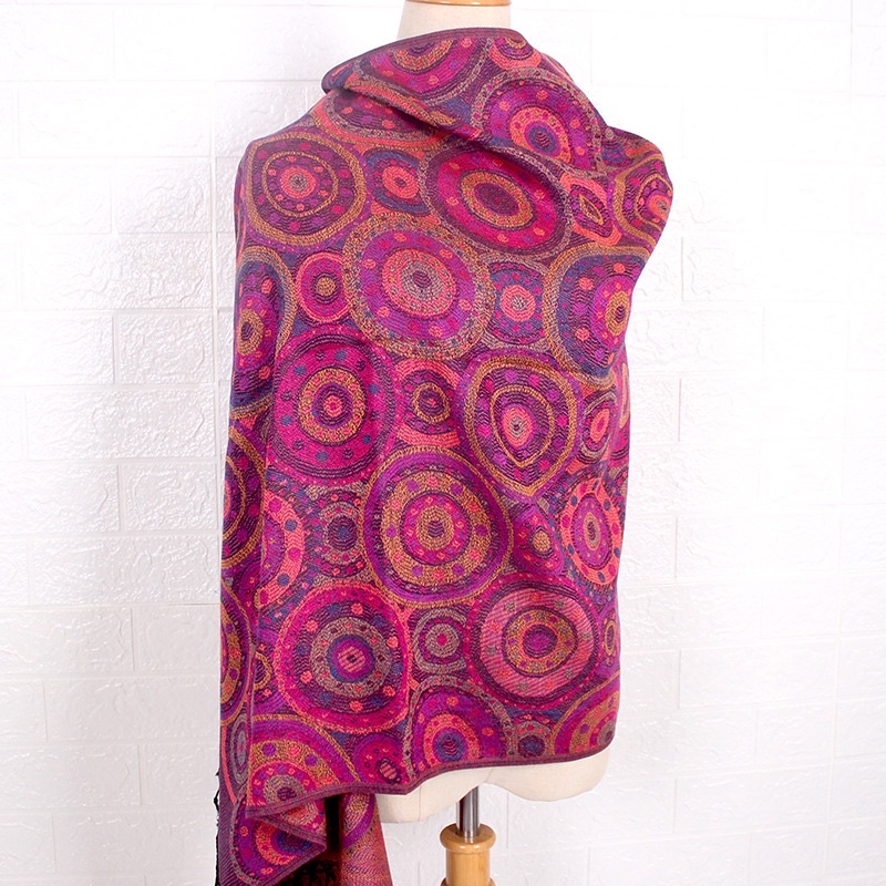 Khăn choàng thổ cẩm 70cm x 170cm hàng sẵn