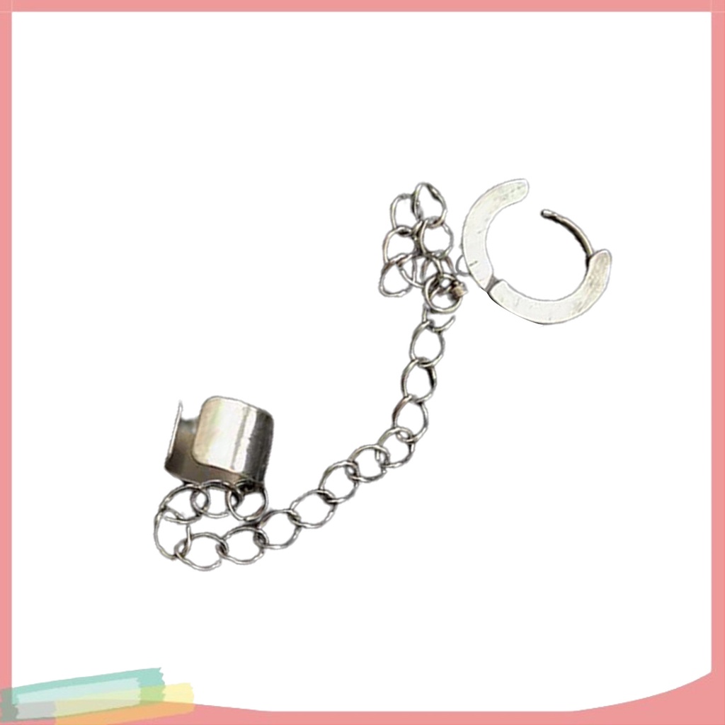 1 khuyên kẹp vành tai bằng thép titan thời trang cá tính