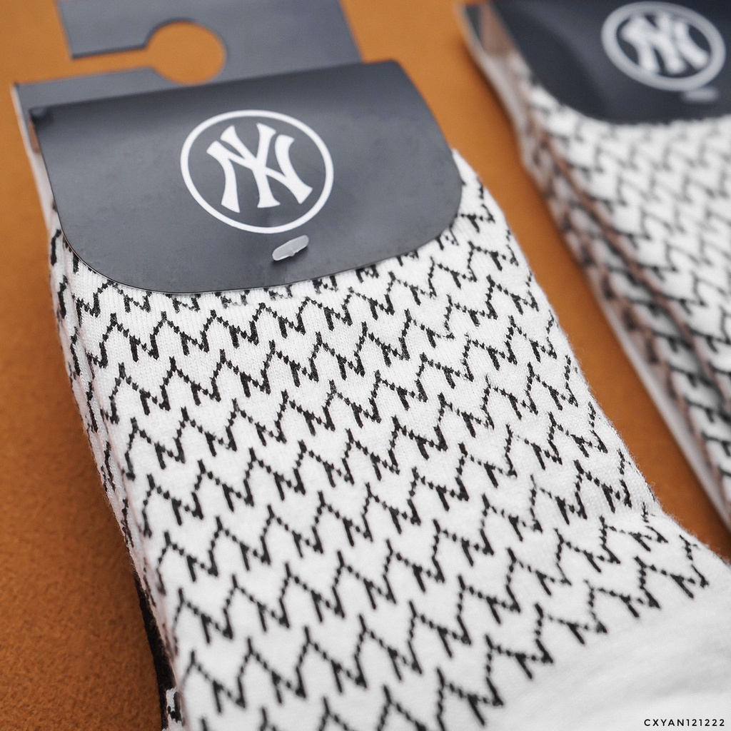 [ CAO CẤP ] Full Set 2 đôi vớ/tất thể thao cổ cao dệt kim dày dặn, thông thoáng 121222