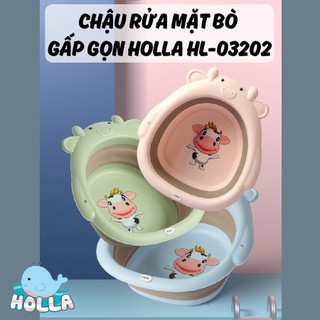 Chậu rửa mặt gấp gọn silicon cho bé