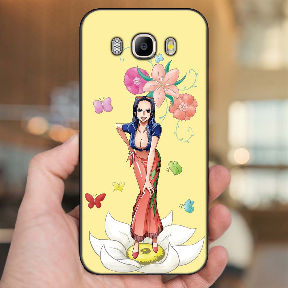 Ốp lưng Samsung J5 2016, J7 2016 viền đen in hình Nico Robin One Piece Đảo Hải Tặc