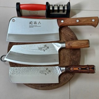 Bộ dao chặt chân giò, thái, lạng thịt mỏng dính. nội địa nhật