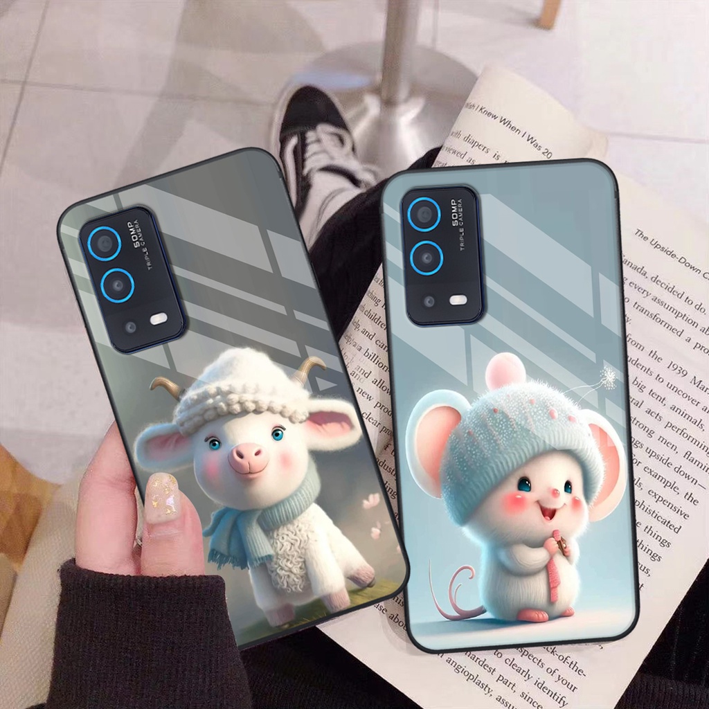 Ốp lưng cho OPPO A54 / A55 in hình 12 con giáp Hot trend siêu dễ thương