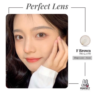 Lens Ảnh Mắt Thật, F Brown Perfect Lens, dia 14.2