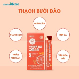 Thực phẩm bổ sung thạch bưởi đào giảm cân, tiêu mỡ