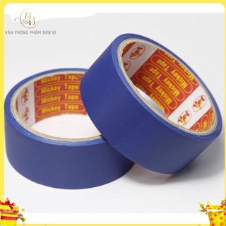 Băng dính xanh dán gáy sổ bản 5cm/3,5 cm loại dày 10m Hàng liên doanh