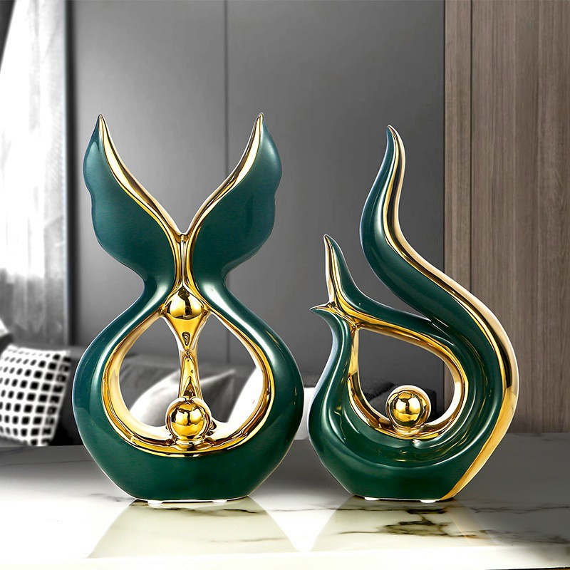 Bộ 2 Bình Gốm Mắt Ngọc trang trí,decor tủ kệ sang chảnh,độc đáo-Gốm Quảng Châu,quà tặng đẹp,rẻ,ý nghĩa