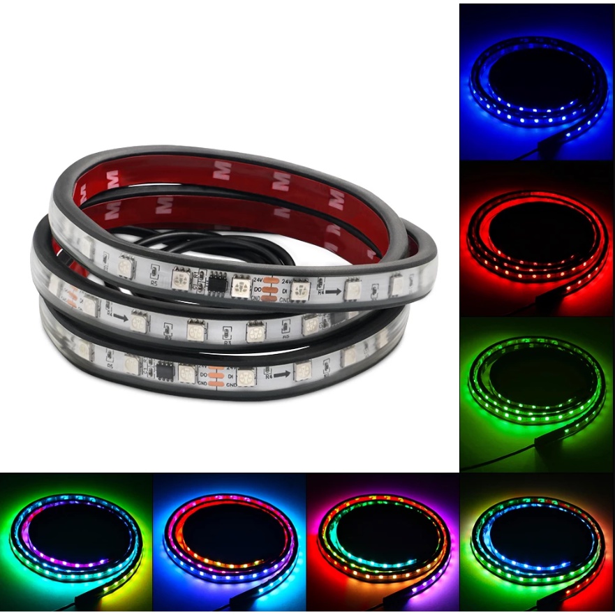 Đèn LED Cảnh Báo RGB 24V Linh Hoạt Trang Trí Xe Hơi Xe Tải