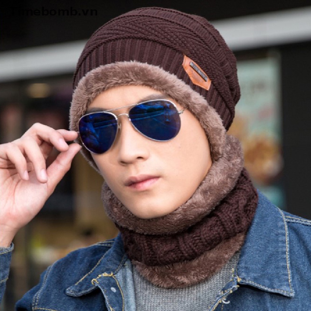 Mũ beanie Trùm Đầu Giữ Ấm Mùa Đông Cho Nam Nữ