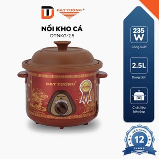 Nồi kho đa năng gốm 2,5l đạt tường - hàng chính hãng