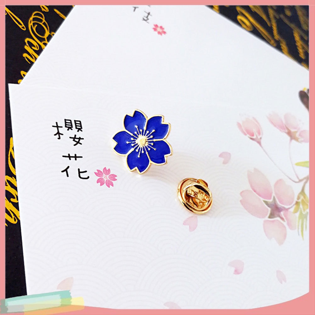 Trâm cài áo hình bông hoa bằng kim loại phong cách thời trang