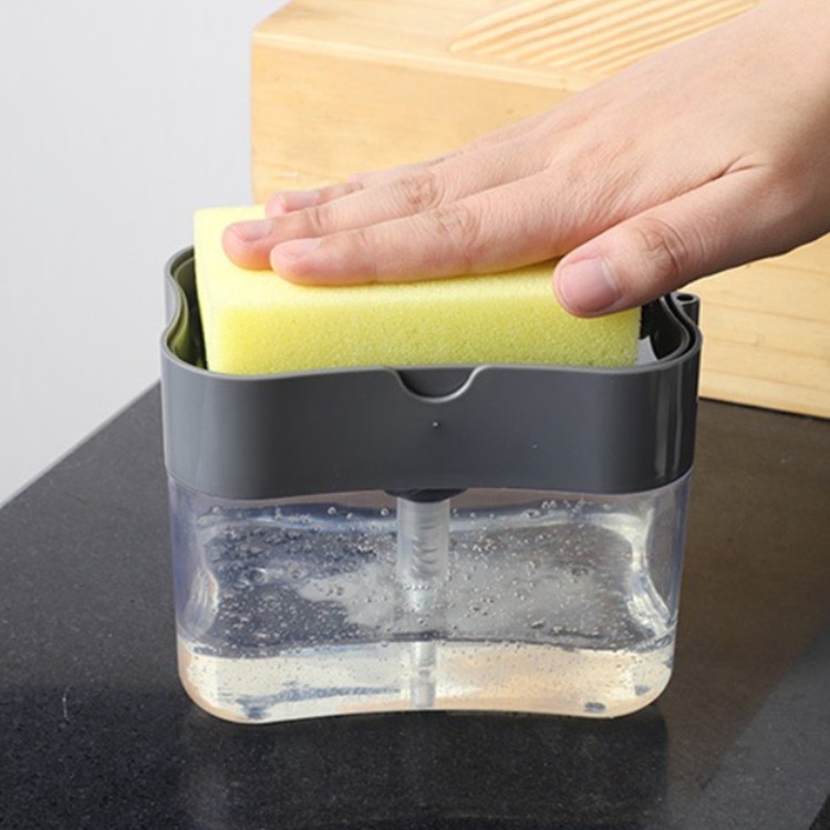 Hộp Đựng Nước Rửa Chén Đựng Xà Phòng Rửa Chén Bát Có Vòi Bơm PINKWISH K232