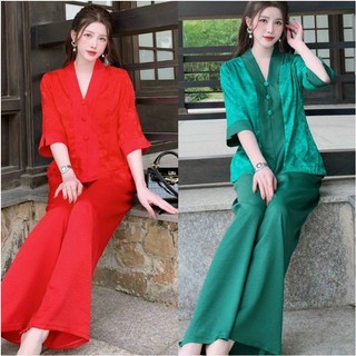 Đồ lam đi chùa mẫu nữ bà lai lụa loại 1
