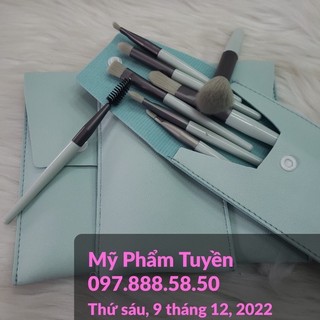 Bộ cọ trang điểm cá nhân 8 cây kèm bao da