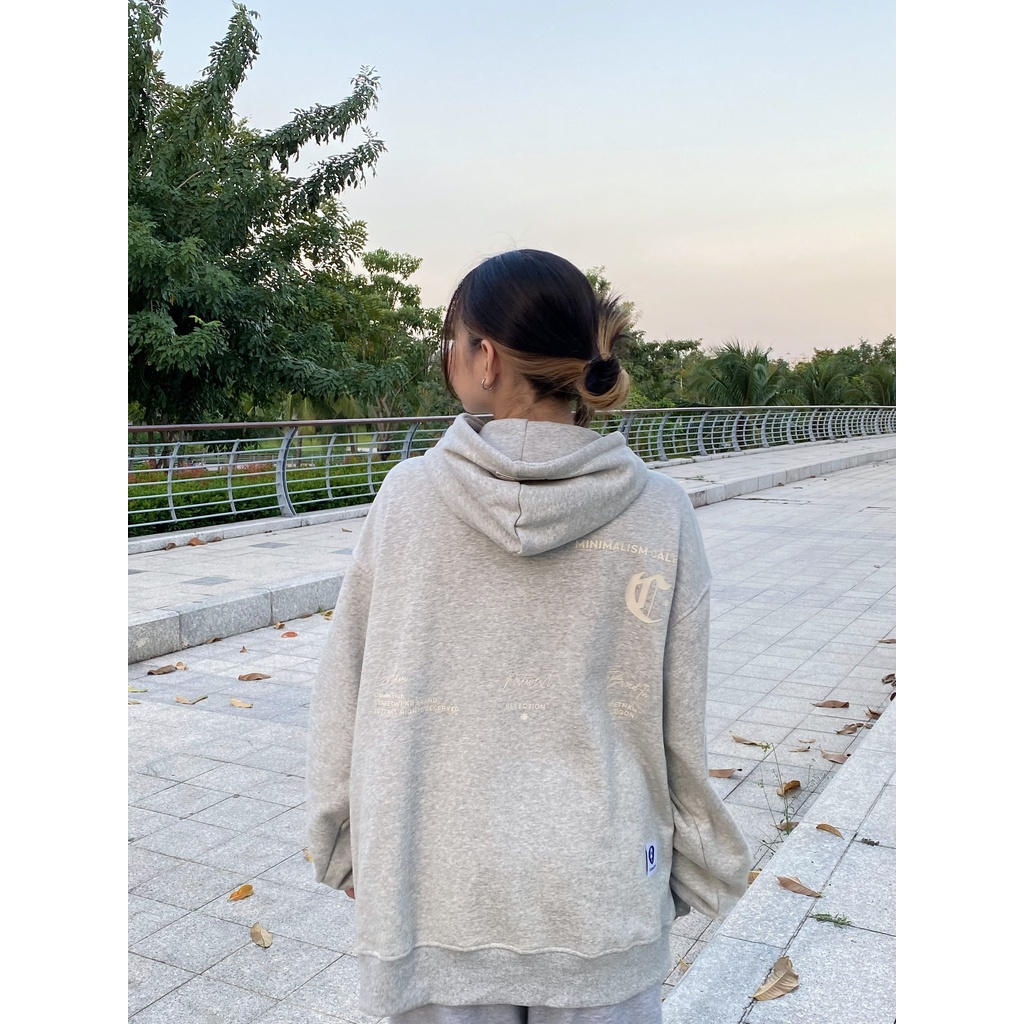 [SALE- NỈ MỎNG ] Áo Hoodie Zip MINIMALISM chất nỉ lót bông- Nỉ Mỏng brand Calem Club form unisex | BigBuy360 - bigbuy360.vn