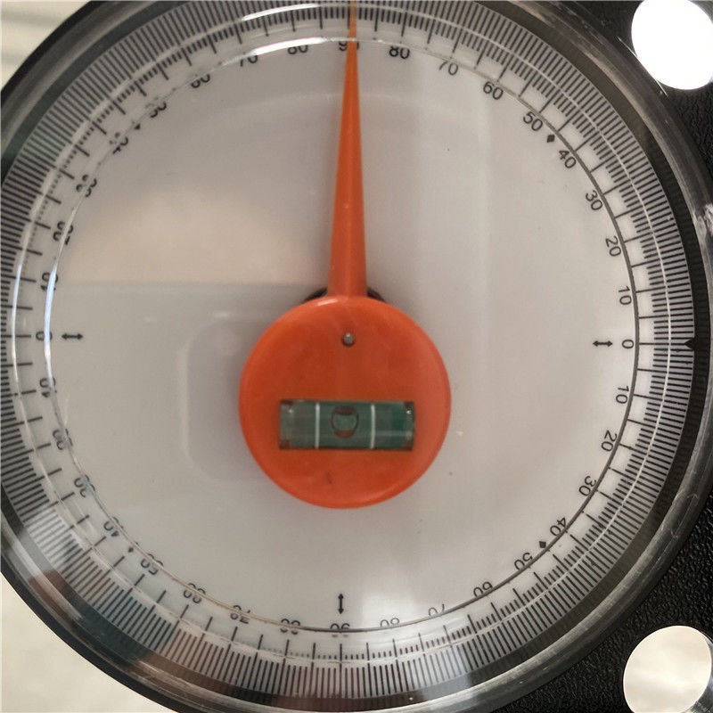 Thước đo góc nghiêng mini loại xịn có nivo, đế nam châm, Thước đo độ nghiêng, Máy đo góc