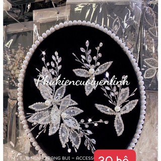 các set cài tóc cô dâu( bán cả bộ như ảnh)