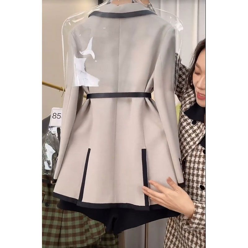 Áo Khoác Vest Cao Cấp Phong Cách Hepburn Thời Trang Thu Đông Mới 2022