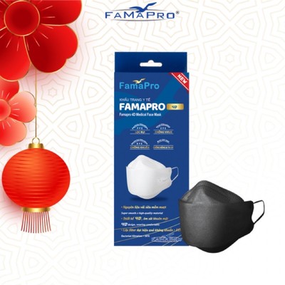 Khẩu trang 3 lớp Famapro 4D KF94 hộp 10 cái